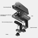Freio de Mão Handbrake Gamer Com Suporte Simulador Racing PC - KIT-PXN-HBS-ZD1